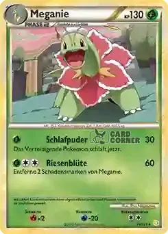 HeartGold und Soulsilver Kartenliste - Meganie 026/123