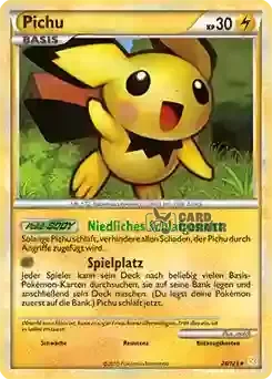 HeartGold und Soulsilver Kartenliste - Pichu 028/123