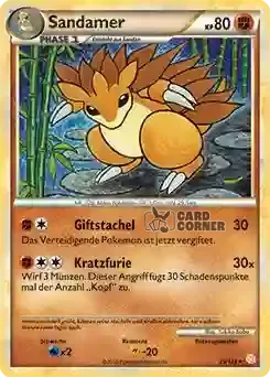 HeartGold und Soulsilver Kartenliste - Sandamer 029/123