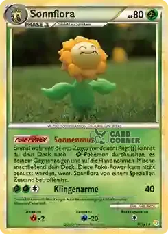 HeartGold und Soulsilver Kartenliste - Sonnflora 031/123