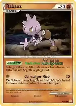 HeartGold und Soulsilver Kartenliste - Rabauz 033/123