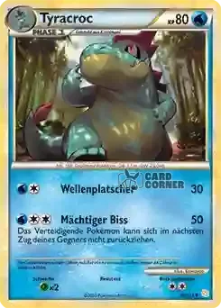 HeartGold und Soulsilver Kartenliste - Tyracroc 038/123