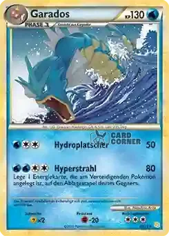 HeartGold und Soulsilver Kartenliste - Garados 004/123