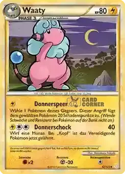 HeartGold und Soulsilver Kartenliste - Waaty 042/123