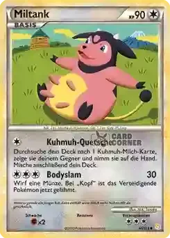HeartGold und Soulsilver Kartenliste - Miltank 047/123