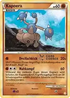 HeartGold und Soulsilver Kartenliste - Kapoera 005/123