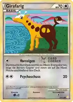 HeartGold und Soulsilver Kartenliste - Girafarig 064/123