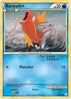 HeartGold und Soulsilver Kartenliste - Karpador 072/123