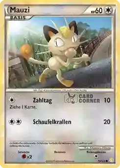 HeartGold und Soulsilver Kartenliste - Mauzi 075/123