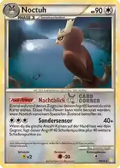 HeartGold und Soulsilver Kartenliste - Noctuh 008/123