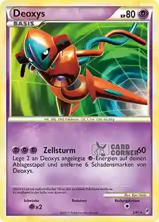 Ruf der Legenden Kartenliste - Deoxys 002/095
