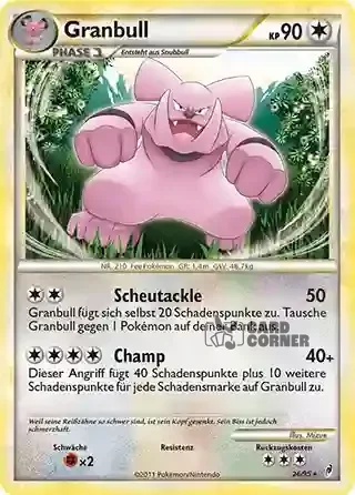Ruf der Legenden Kartenliste - Granbull 026/095