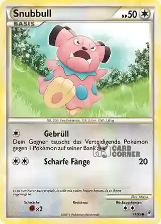 Ruf der Legenden Kartenliste - Snubbull 071/095