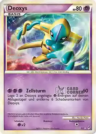 Ruf der Legenden Kartenliste - Deoxys SL1