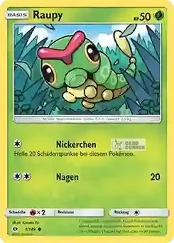 Sonne und Mond Kartenliste - Raupy 001/149