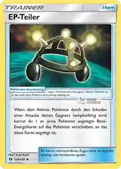 Sonne und Mond Kartenliste - EP-Teiler 118/149