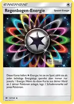 Sonne und Mond Kartenliste - Regenbogen-Energie 137/149