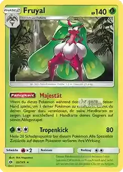 Sonne und Mond Kartenliste - Fruyal 020/149