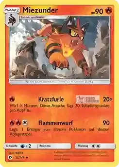 Sonne und Mond Kartenliste - Miezunder 025/149