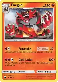 Sonne und Mond Kartenliste - Fuegro 026/149