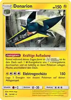 Sonne und Mond Kartenliste - Donarion 052/149