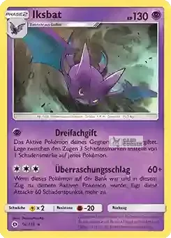 Sonne und Mond Kartenliste - Iksbat 056/149