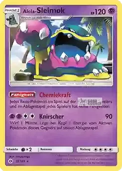 Sonne und Mond Kartenliste - Alola-Sleimok 058/149