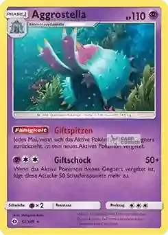 Sonne und Mond Kartenliste - Aggrostella 063/149