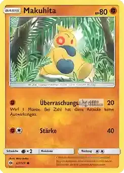 Sonne und Mond Kartenliste - Makuhita 067/149