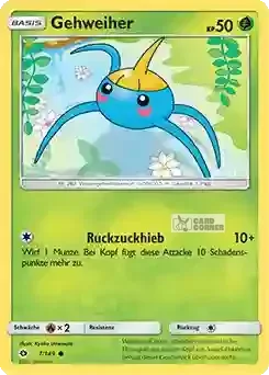 Sonne und Mond Kartenliste - Gehweiher 007/149