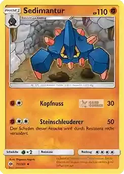 Sonne und Mond Kartenliste - Sedimantur 070/149