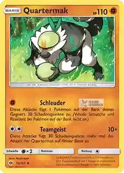 Sonne und Mond Kartenliste - Quartermak 073/149