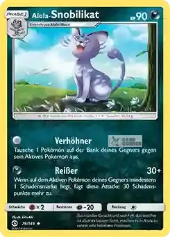 Sonne und Mond Kartenliste - Alola-Snobilikat 079/149