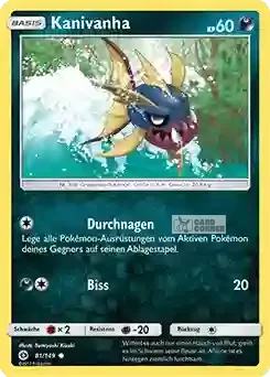 Sonne und Mond Kartenliste - Kanivanha 081/149