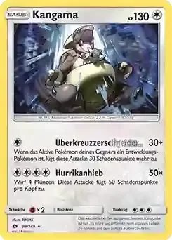 Sonne und Mond Kartenliste - Kangama 099/149