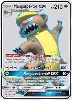 Sonne und Mond Kartenliste - Manguspektor 145/149