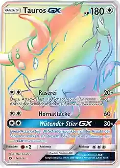 Sonne und Mond Kartenliste - Tauros 156/149