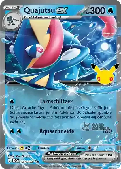 30 Jahre Kartenliste Quajutsu 021/128