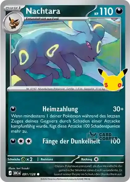 30 Jahre Kartenliste Nachtara 091/128