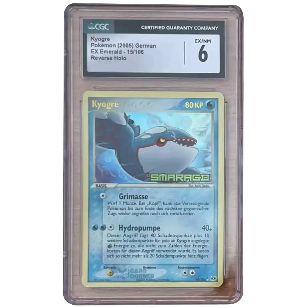 Kyogre #15 EX Smaragd CGC6
