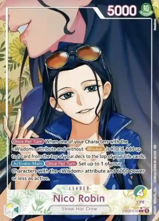Nico Robin EB05-010 Leader Alt Art