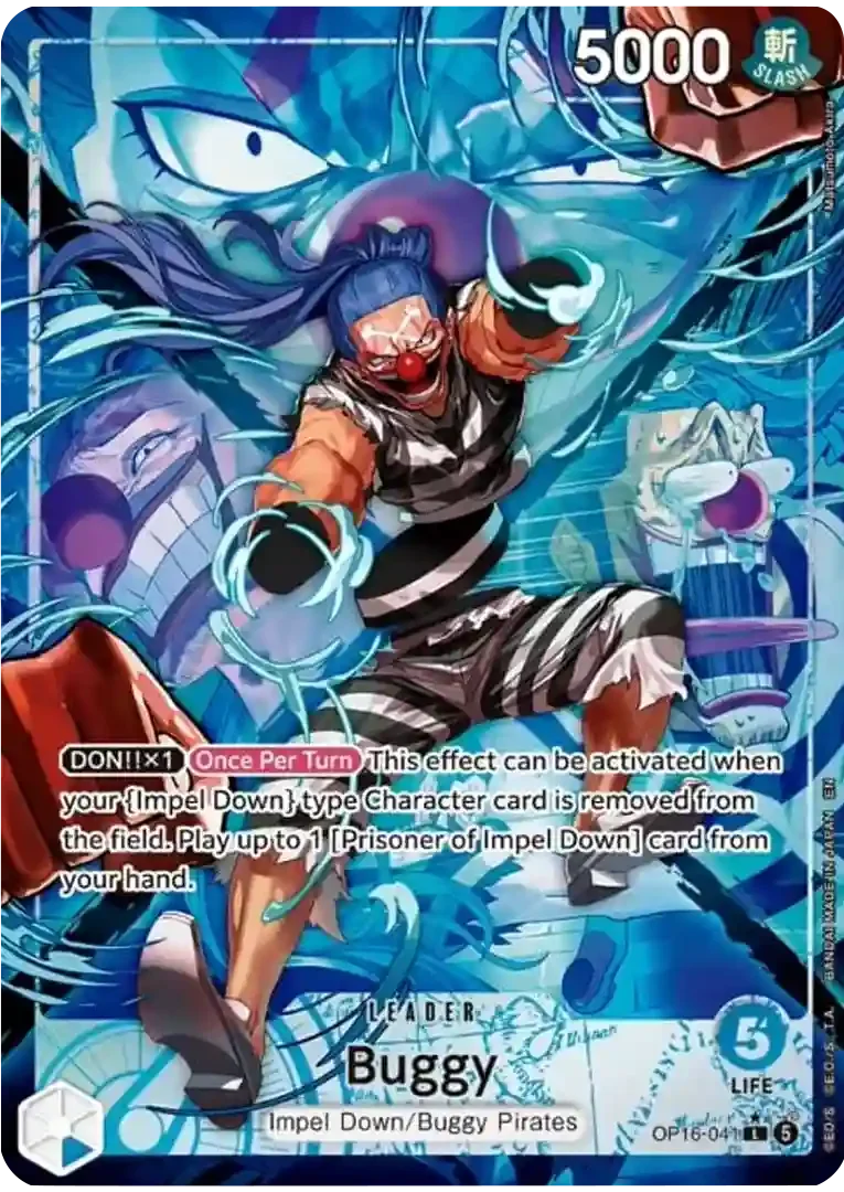 One Piece OP16 Card List - Buggy OP16-041