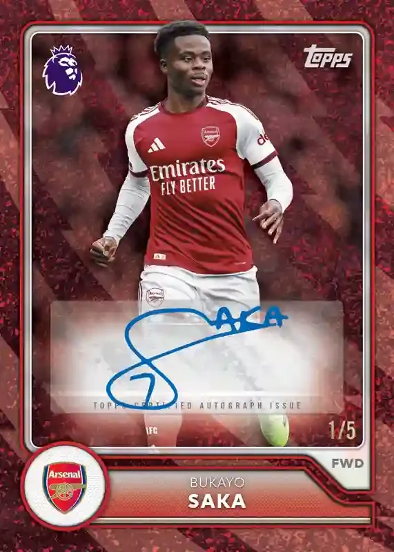 Flagship Premier League 26/27 Bukayo Saka Autograph