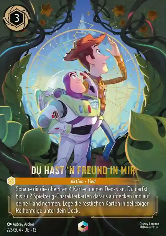 Lorcana Unbekannte Wildnis Du Hast'n Freund in mir 225/204