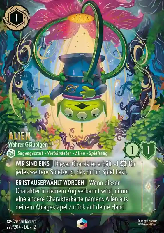 Lorcana Unbekannte Wildnis Alien 229/204