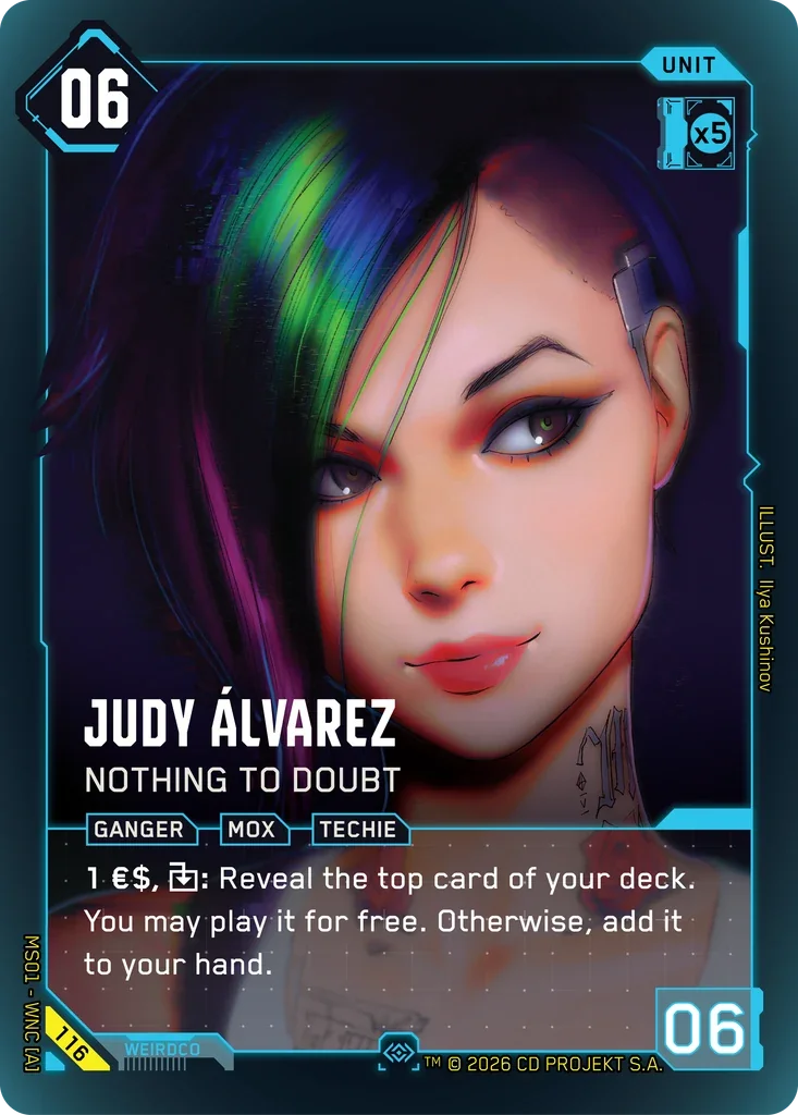 Cyberpunk Welcome To Night City Judy Alvarez 116