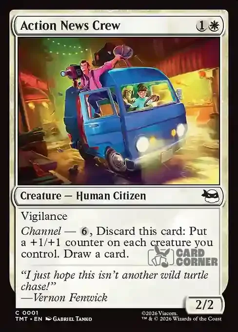 TMNT Card List - Action News Crew #0001
