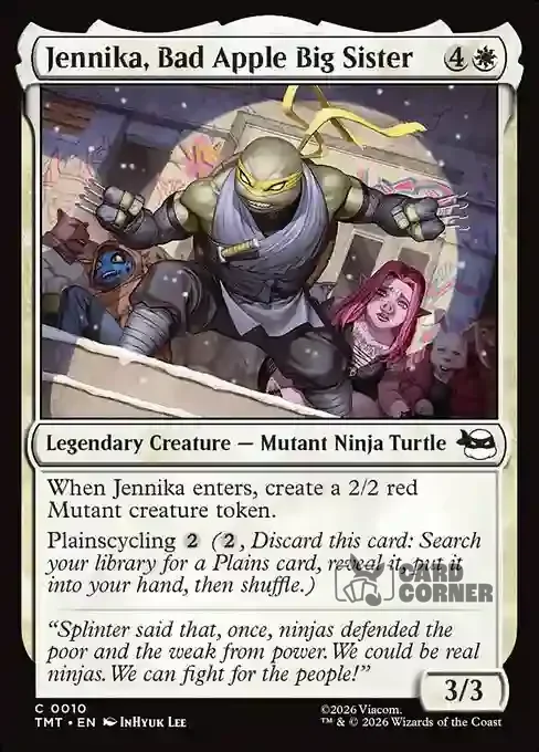 TMNT Card List - Jennika, Bad Apple Big Sister #0010
