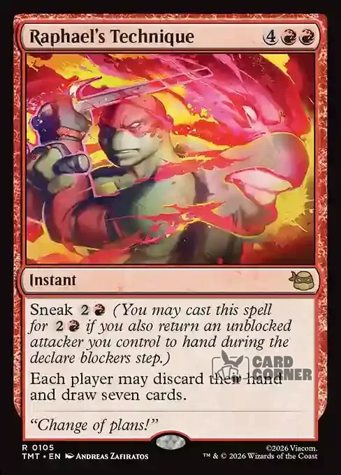 TMNT Card List - Raphael's Technique #0105