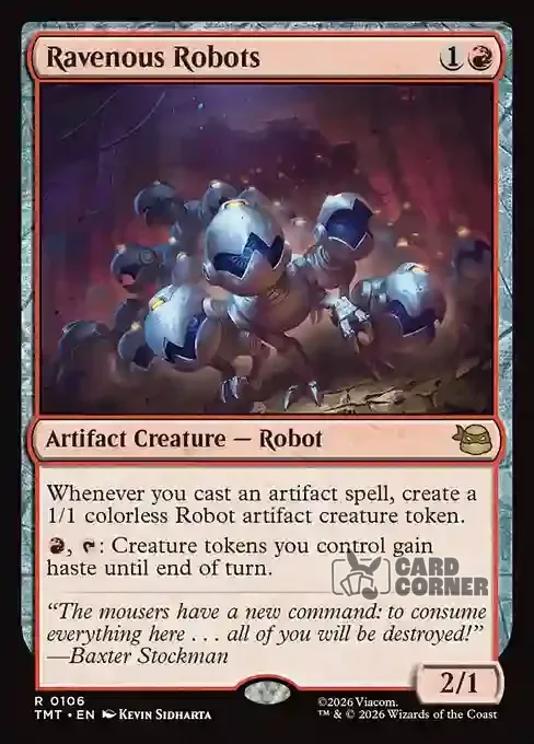 TMNT Card List - Ravenous Robots #0106